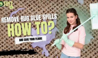 Carpet glue remover tuft fixer