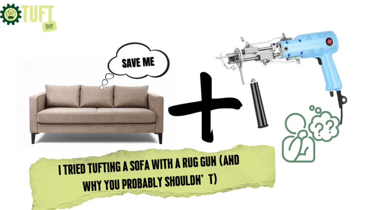 I Tried Tufting a Sofa with a Rug Gun (And Why You Probably Shouldn't)